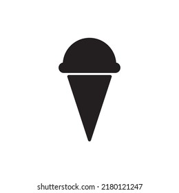 ice cream icon vector illustration logo design