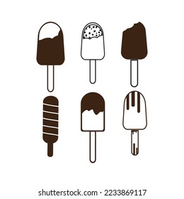 ice cream icon vector illustration simple design