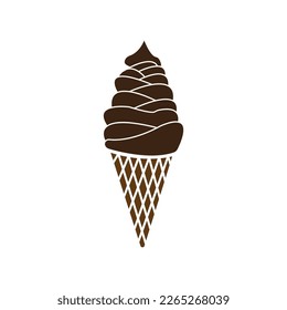 ice cream icon vector illustration symbol design