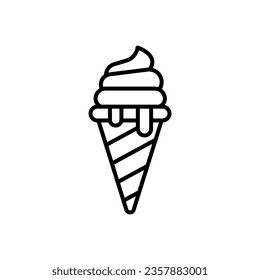 Ice Cream icon in vector. Illustration