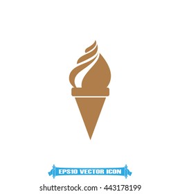 ice cream icon vector illustration EPS 10