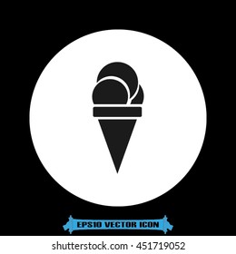 ice cream icon vector illustration EPS 10