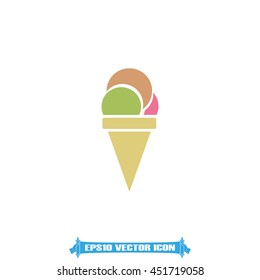 ice cream icon vector illustration EPS 10