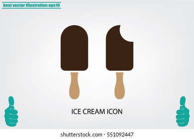 ice cream icon vector illustration.