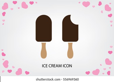 ice cream icon vector illustration eps10