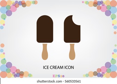 ice cream icon vector illustration.