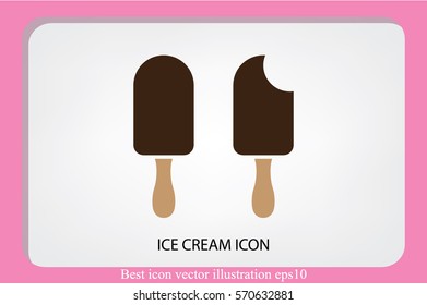 ice cream icon vector illustration eps10