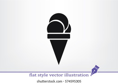 ice cream icon vector illustration.