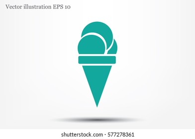 ice cream icon vector illustration.