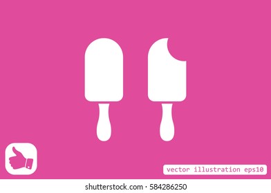 ice cream icon vector illustration eps10