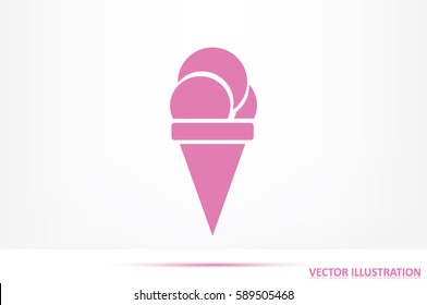ice cream icon vector illustration EPS 10