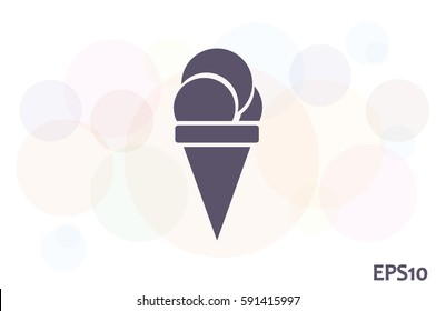 ice cream icon vector illustration EPS 10