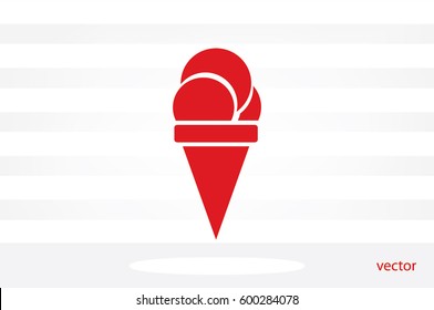 ice cream icon vector illustration EPS 10