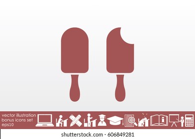 ice cream icon vector illustration eps10