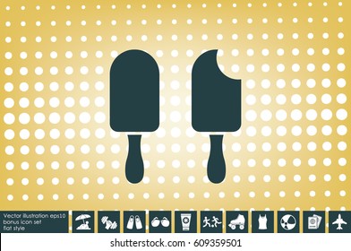 ice cream icon vector illustration eps10