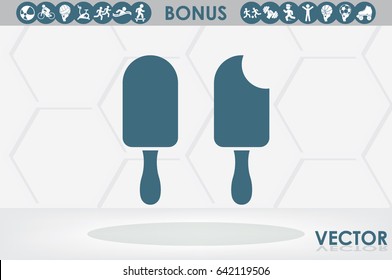 ice cream icon vector illustration eps10