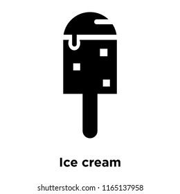 Ice cream icon vector isolated on white background, Ice cream transparent sign , food and fruit symbols