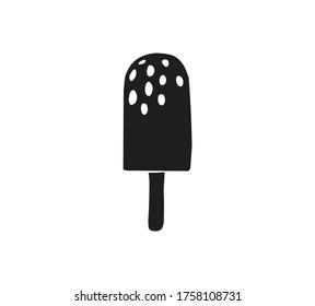 ice cream icon vector isolated