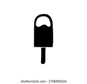 ice cream icon vector isolated