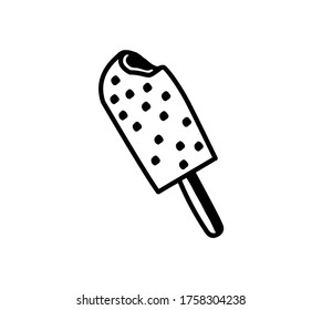 ice cream icon vector isolated