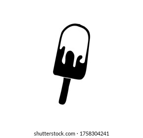 ice cream icon vector isolated