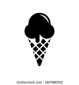 Ice cream icon vector isolated