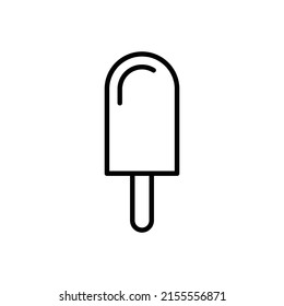 Ice Cream Icon Vector Isolated on White Artboard 