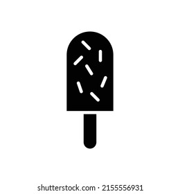 Vector de iconos de crema de hielo aislado en tablero de anuncios blanco 