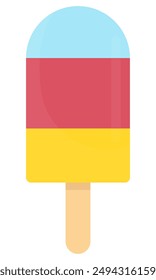 Ice cream icon vector isolated on white background.