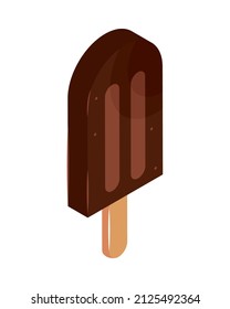 vector de icono de helado isométrico