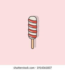 Ice cream icon vector logo