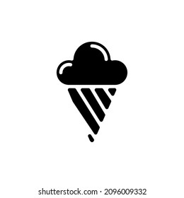 ICE CREAM icon in vector. Logotype