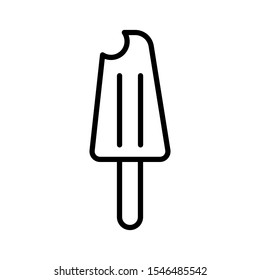 Ice Cream Icon Vector on a white background