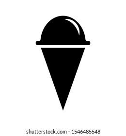 Ice Cream Icon Vector on a white background