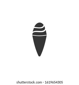 ice cream Icon vector sign isolated for graphic and web design. ice cream symbol template color editable on white background.