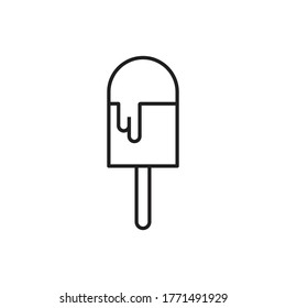 ice cream icon vector sign symbol