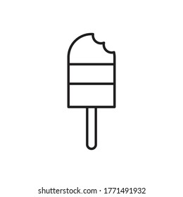 ice cream icon vector sign symbol