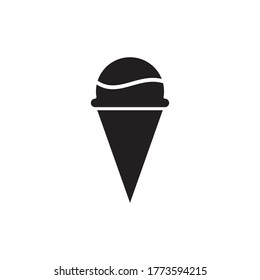 ice cream icon vector sign symbol