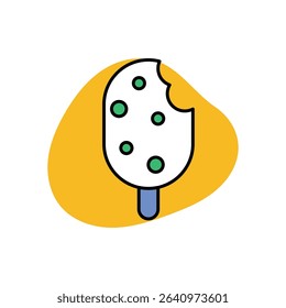 ice Cream Icon vector stock illustration