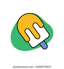 ice Cream Icon vector stock illustration