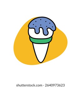 ice Cream Icon vector stock illustration