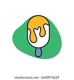 ice Cream Icon vector stock illustration