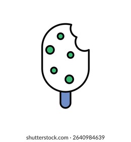 ice Cream Icon vector stock illustration