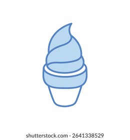 ice Cream Icon vector stock illustration