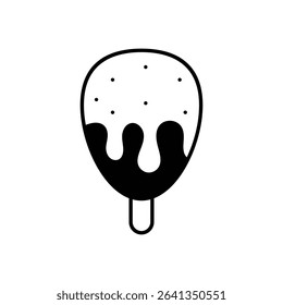 ice Cream Icon vector stock illustration