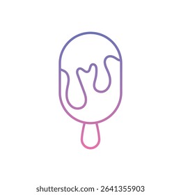 ice Cream Icon vector stock illustration