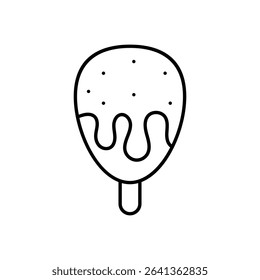 ice Cream Icon vector stock illustration