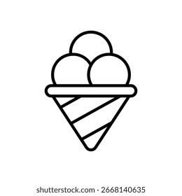 ícone Ice Cream ilustração vetorial