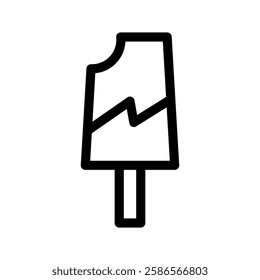 Ice Cream Icon Vector Symbol Design Illustration