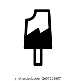 Ice Cream Icon Vector Symbol Design Illustration